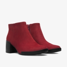 Camper Red Ankle Boots Womens - Lotta Online Ireland | LQMGU3259